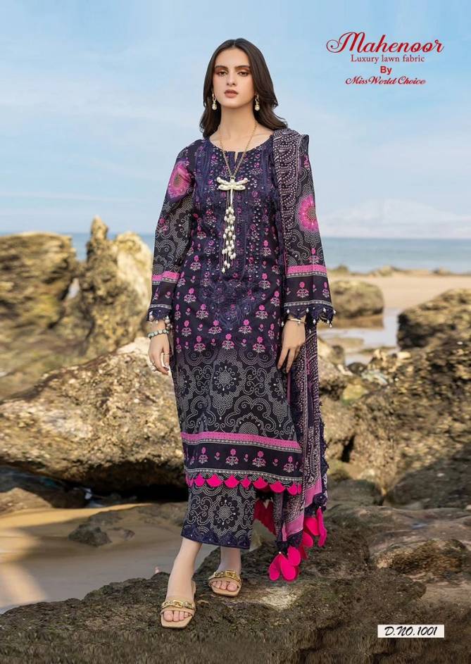 Mahenoor Vol 3 By Miss World Printed Karachi Cotton Dress Material Wholesalers In Mumbai
